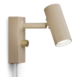 Belid Cato vägglampa nougat/mässing single
