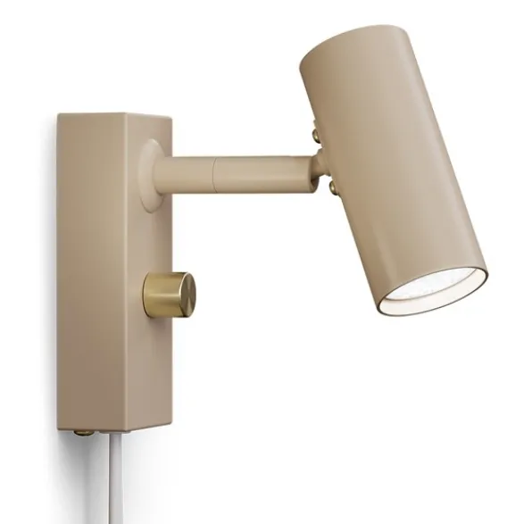 Belid Cato vägglampa nougat/mässing single