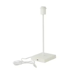 Hallbergs Belysning Chargy Lampfot Vit 15cm