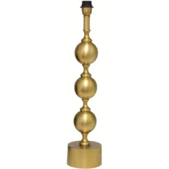 Hallbergs Belysning Charlotta Lampfot Hög Antik mässing 14,5cm