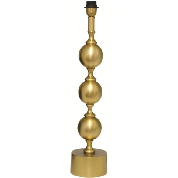 Hallbergs Belysning Charlotta Lampfot Hög Antik mässing 14,5cm