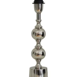 Hallbergs Belysning Charlotta Lampfot Låg Chrome 8cm