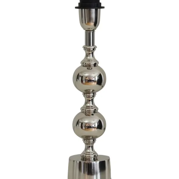 Hallbergs Belysning Charlotta Lampfot Låg Chrome 8cm