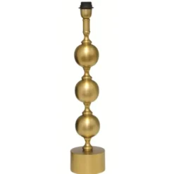 Hallbergs Belysning Charlotta Lampfot Mellan Antik mässing 12,5cm