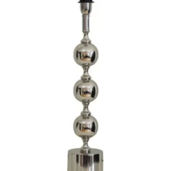 Hallbergs Belysning Charlotta Lampfot Mellan Chrome 12,5cm