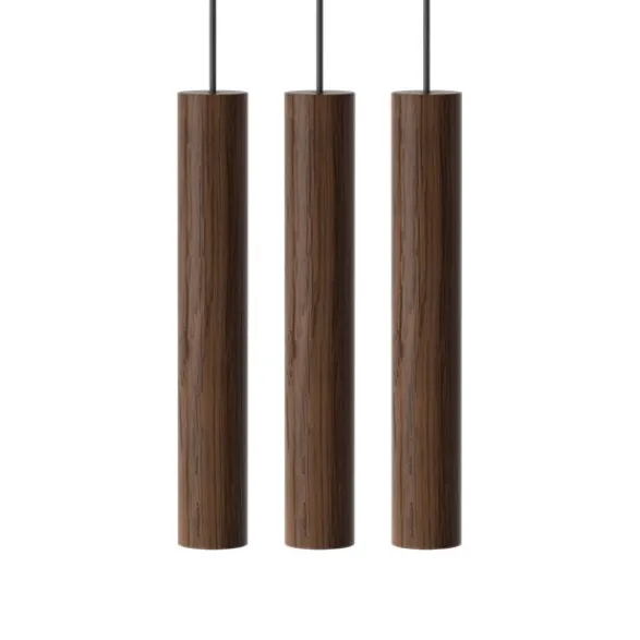 Umage Chimes Cluster 3 taklampa, mörk ek