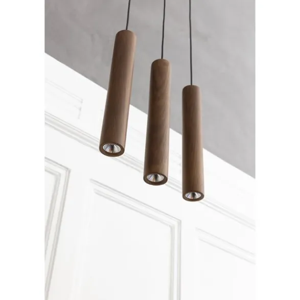 Umage Chimes Cluster 3 taklampa, mörk ek