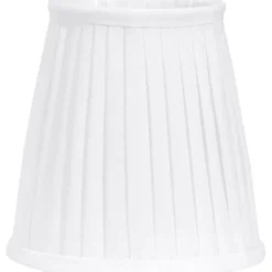 PR Home Cia Toppringskärm Plissé White 20cm