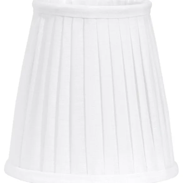 PR Home Cia Toppringskärm Plissé White 20cm