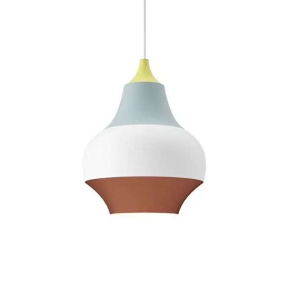 Louis Poulsen CIRQUE taklampa, gul topp Ø22