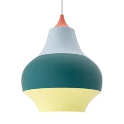 Louis Poulsen CIRQUE taklampa, röd topp Ø38