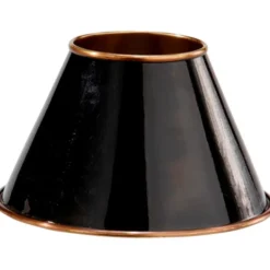 PR Home Classic Mässingskärm Svart/Antikmäss 19cm