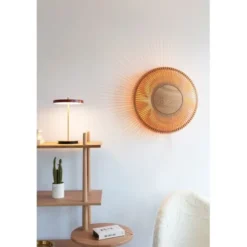 Umage Clava Up vägglampa, ljus ek Ø49