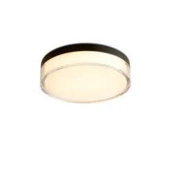Halo Design Clear akryl Ø23 cm 12W 2700 Kelvin Svart