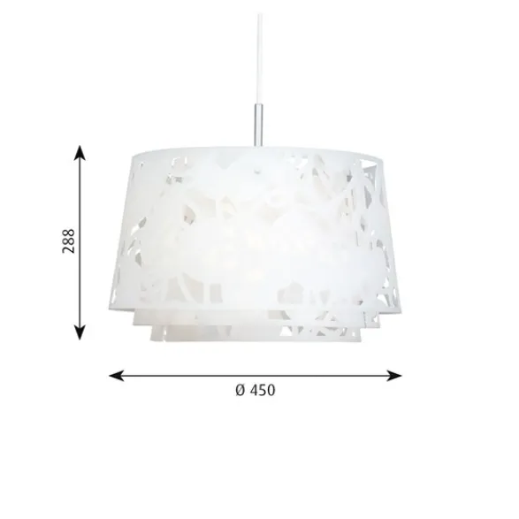 Louis Poulsen Collage taklampa, mattvit 45cm