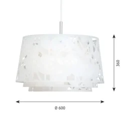Louis Poulsen Collage taklampa, mattvit 60cm