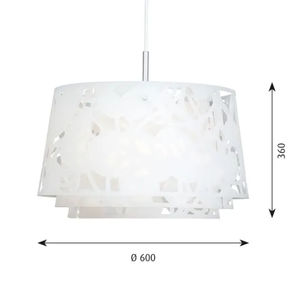 Louis Poulsen Collage taklampa, mattvit 60cm