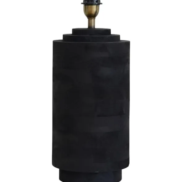 Hallbergs Belysning Columna Lampfot L Antik svart 21cm