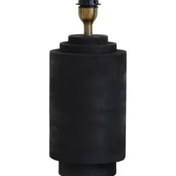 Hallbergs Belysning Columna Lampfot M Antik svart 17cm