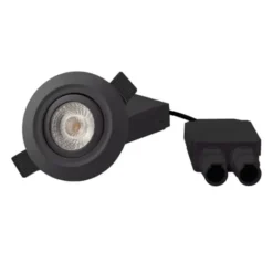 Hide-a-lite Comfort Quick Downlight, Antracit