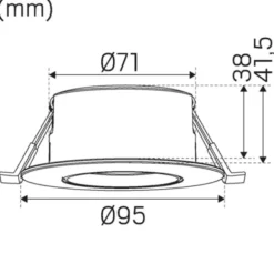 Hide-a-lite Comfort spotlights G4 Quick ISO Tilt 6-pack Vit 36° Tune