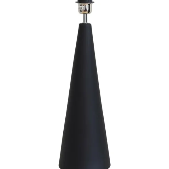 Hallbergs Belysning Cone Lampfot Matt svart 16cm