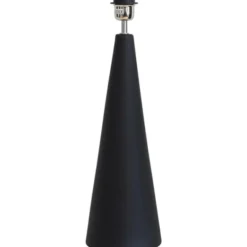 Hallbergs Belysning Cone Lampfot Matt svart 16cm