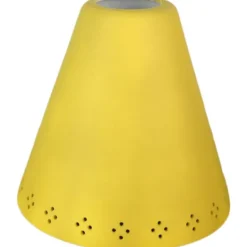 BERGO Lampskärmar Cone Plåtskärm Gul 13cm