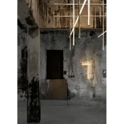 FLOS Coordinates C4 taklampa, anodiserad champagne