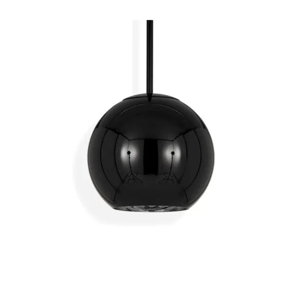 Tom Dixon Copper Black Round pendel, svart 25cm
