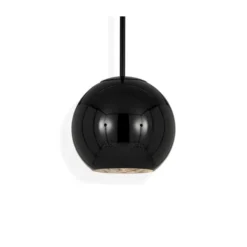 Tom Dixon Copper Black Round pendel, svart 25cm