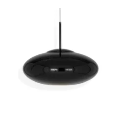 Tom Dixon Copper Black Wide pendel, svart 50cm