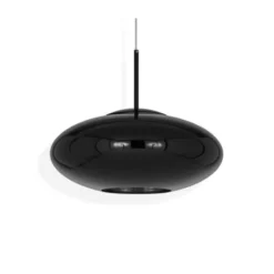Tom Dixon Copper Black Wide pendel, svart 50cm