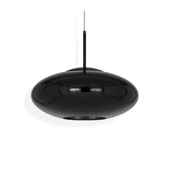 Tom Dixon Copper Black Wide pendel, svart 50cm