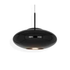 Tom Dixon Copper Black Wide pendel, svart 50cm