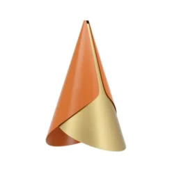 Umage Cornet taklampa, Nuance Orange & Brass