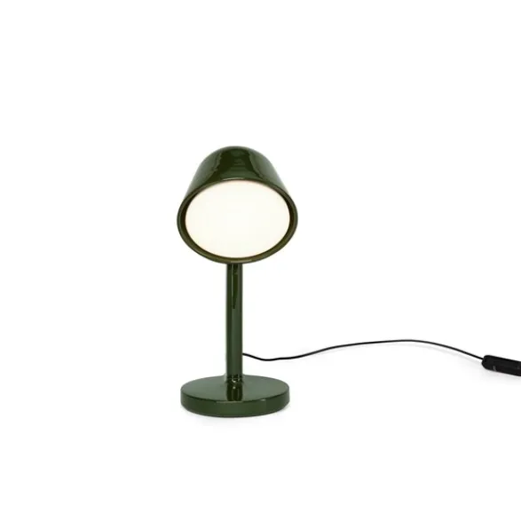 FLOS Céramique Down bordslampa, Moss Green