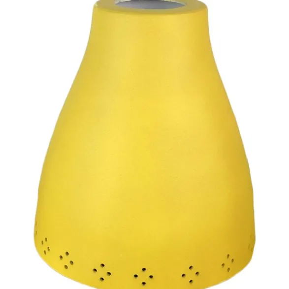 BERGO Lampskärmar Curve Plåtskärm Gul 14cm