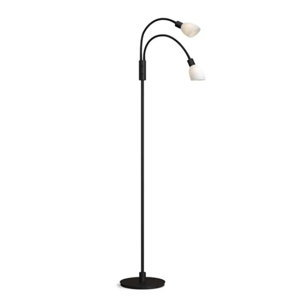 Herstal Cut golvlampa (2) svart G9