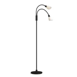 Herstal Cut golvlampa (2) svart G9