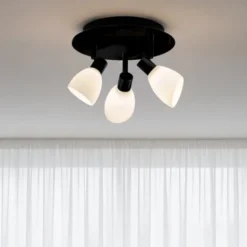 Herstal Cut spotlight (3) svart G9