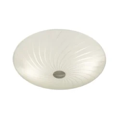 Aneta CYKLON plafond, 34cm, vit/stål