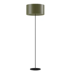 Cuero Design Cylinder Golvlampa 42 cm, Grass Green / Black