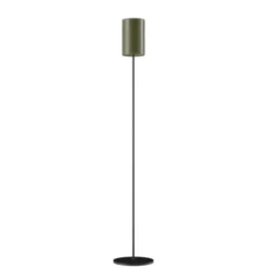 Cuero Design Cylinder Golvlampa 14 cm, Grass Green / Black