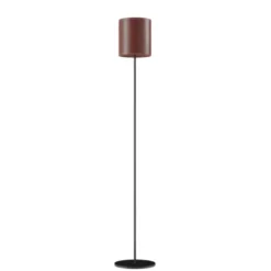 Cuero Design Cylinder Golvlampa 20 cm, Oak / Black