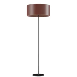 Cuero Design Cylinder Golvlampa 50 cm, Oak / Black