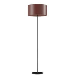 Cuero Design Cylinder Golvlampa 42 cm, Oak / Black