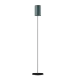 Cuero Design Cylinder Golvlampa 14 cm, Ocean Blue / Black