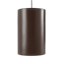 Cuero Design Cylinder Leather Pendel 20 cm, Chocolate