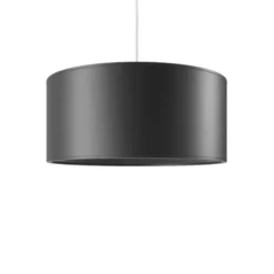 Cuero Design Cylinder Leather Taklampa 50 cm, Black